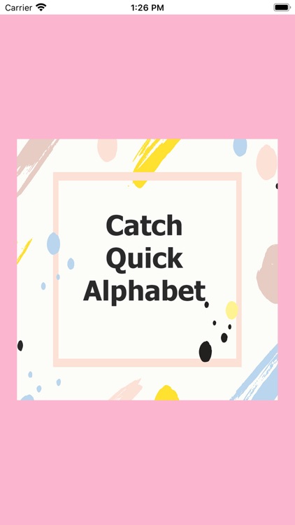 Catch Quick Alphabets