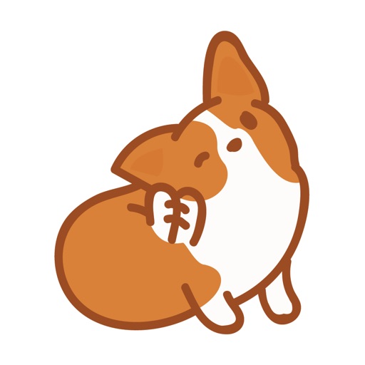 Naughty Corgi Emoji icon