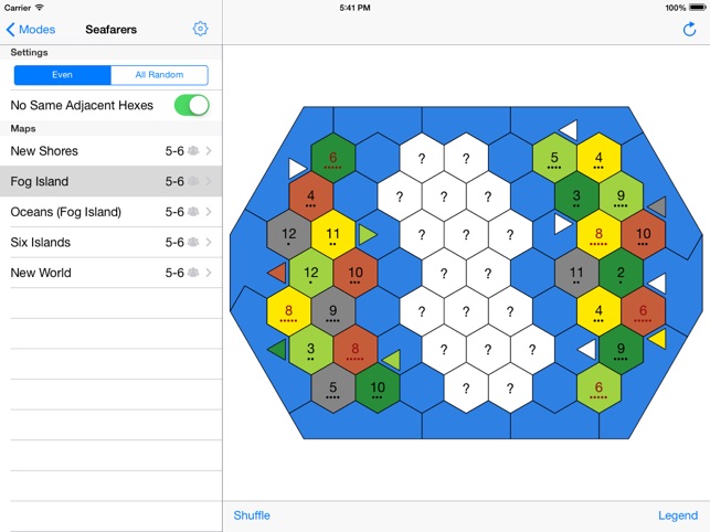 Catan Seafarers Map Generator