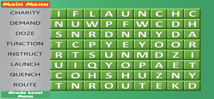 Word Search Grades 1-6 HD