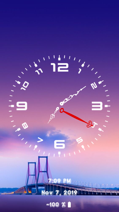 Analog Clock-Stand Face Clock screenshot 3