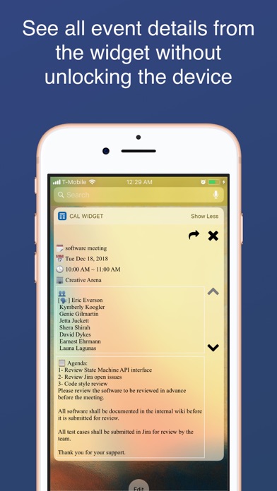 Week Cal Widget for iOS calendar Screenshot 3