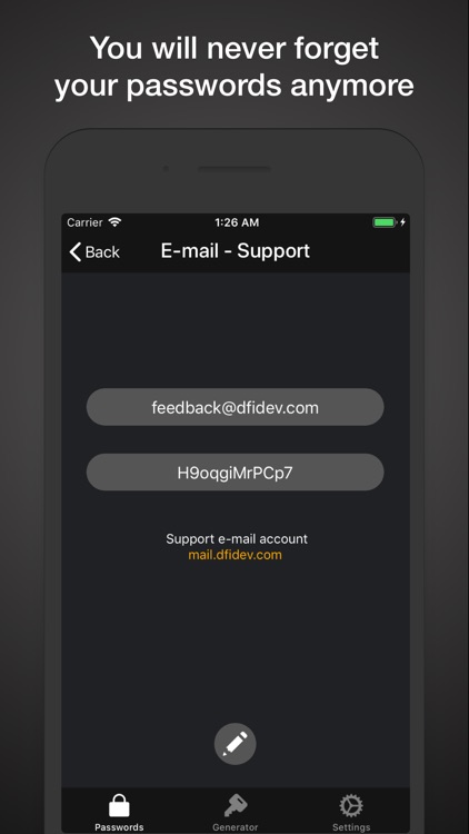 DFI Password Manager App
