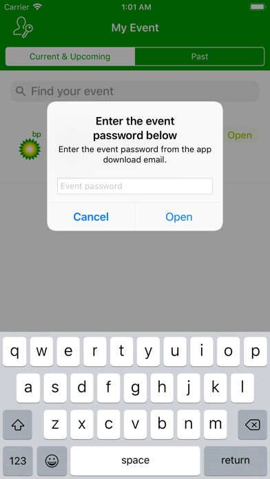 How to cancel & delete BP My Event from iphone & ipad 3