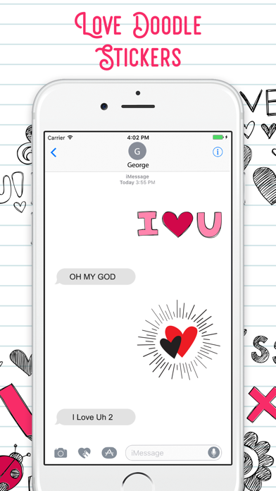 Love Doodle Text Stickers screenshot 4
