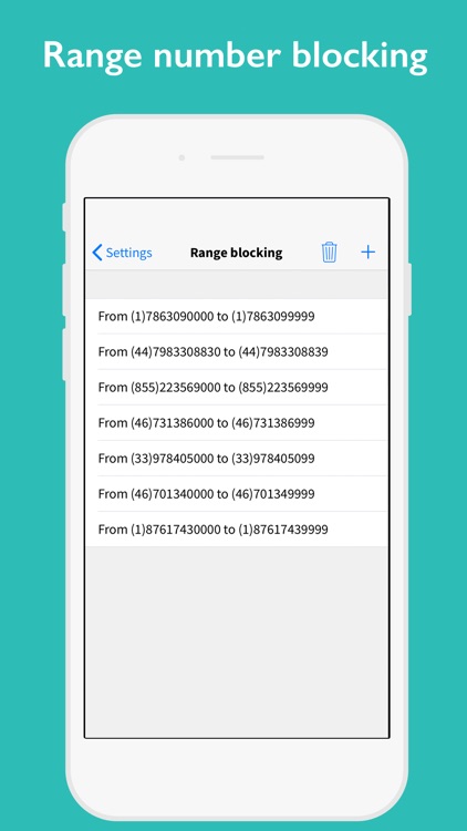 CallBlocker - Mass block calls