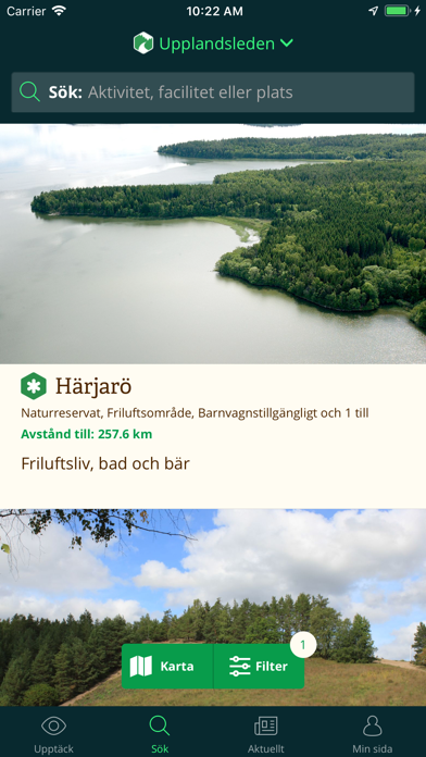 Upplandsleden på Naturkartan screenshot 2