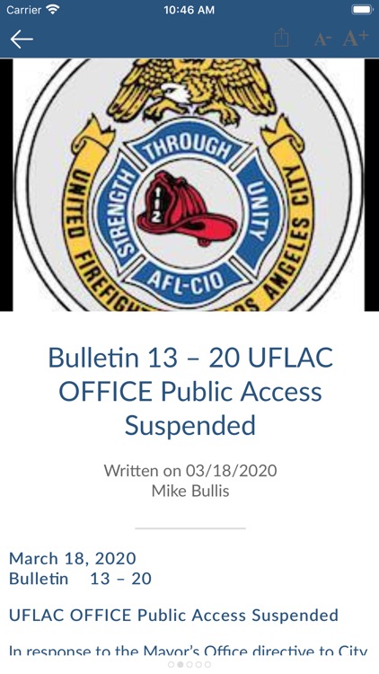 UFLAC IAFF Local 112 screenshot-4