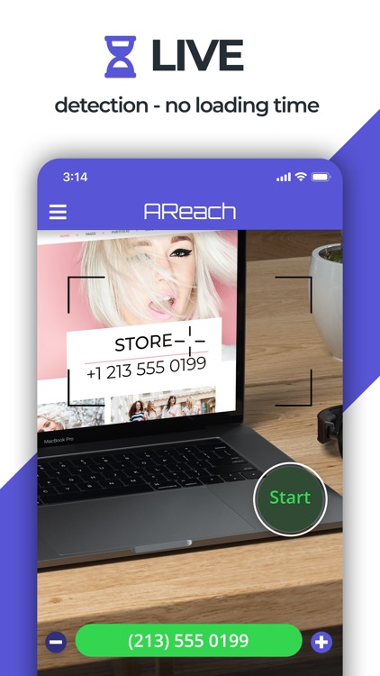 AReach: Scan to Call