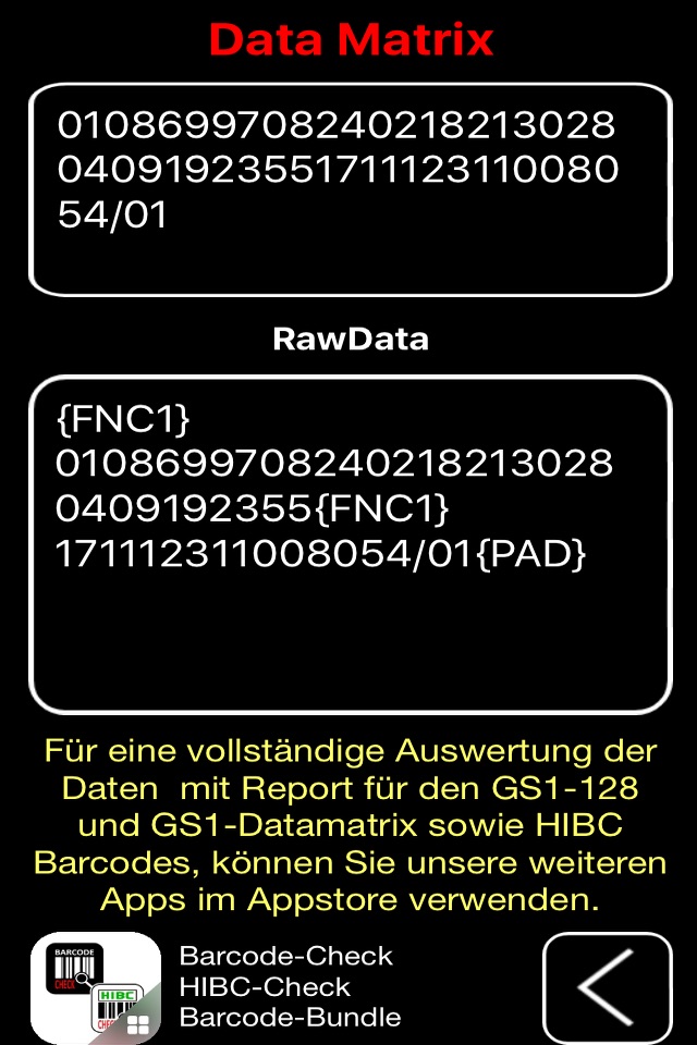 RawCodeScan screenshot 3