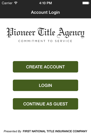 Pioneer Title Agency screenshot 2