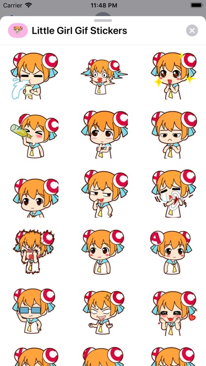 Little Girl Gif Stickers