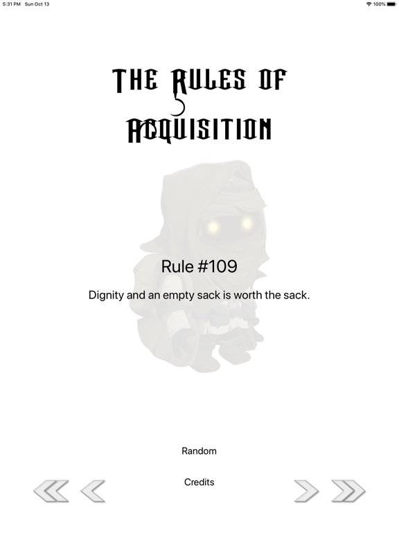 Screenshot #6 pour The Rules of Acquisition