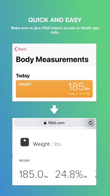 Fitbit Import screenshot-3