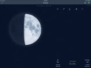 Captura de Pantalla 1 The Moon: Calendar Moon Phases iphone