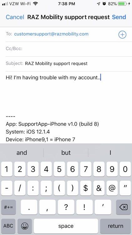 RAZ Mobility Support