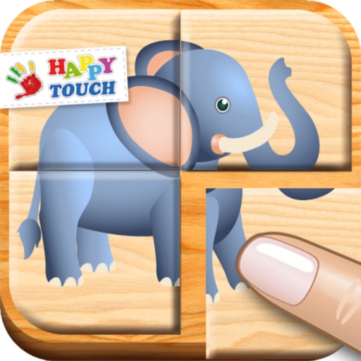 Puzzles for Kids: Elephant Icon