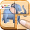 Puzzles for Kids: Elephant