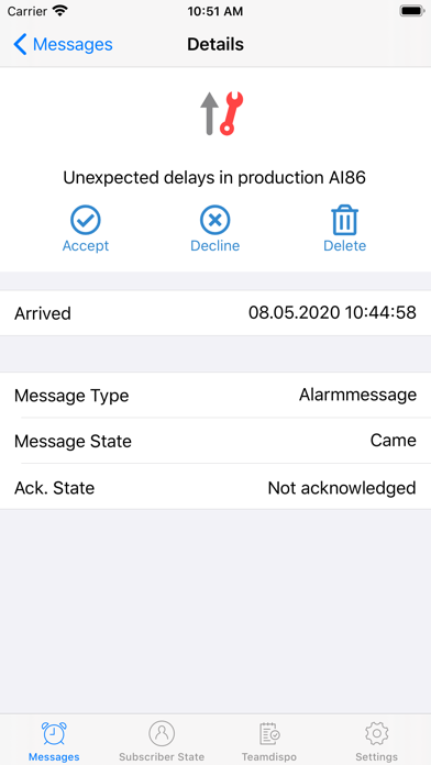 How to cancel & delete Alarm Control Center from iphone & ipad 3
