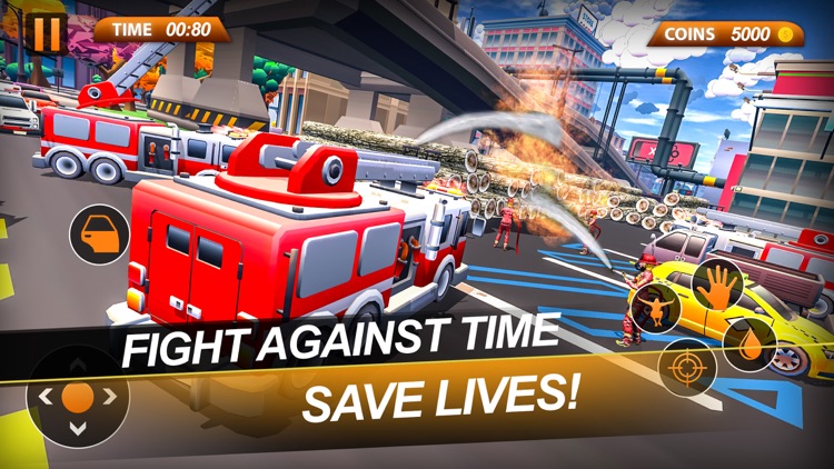 Fire Truck Best Rescue Game screenshot-0