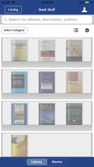 APA eBooks screenshot 2