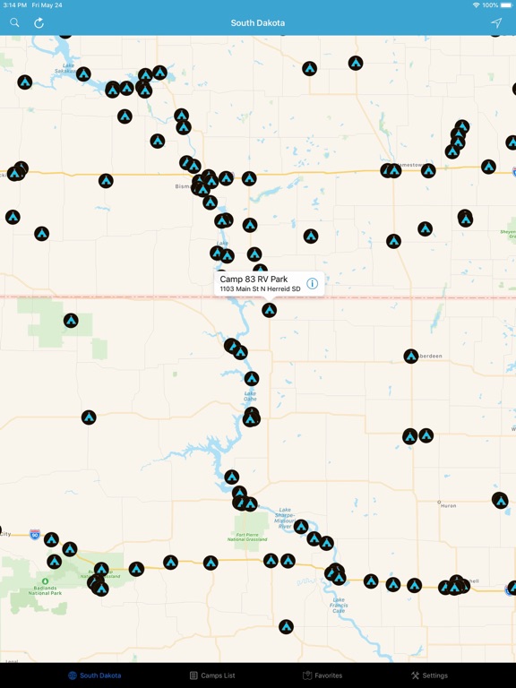 Screenshot #4 pour North & South Dakota Camps RVs
