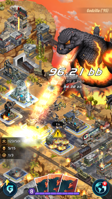 Godzilla Defense Force By Nexon Company Ios United States Searchman App Data Information - repeat before the dawn boss fight boss defeated roblox by