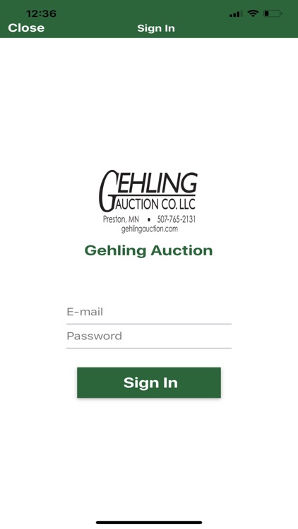 Gehling Auction Live