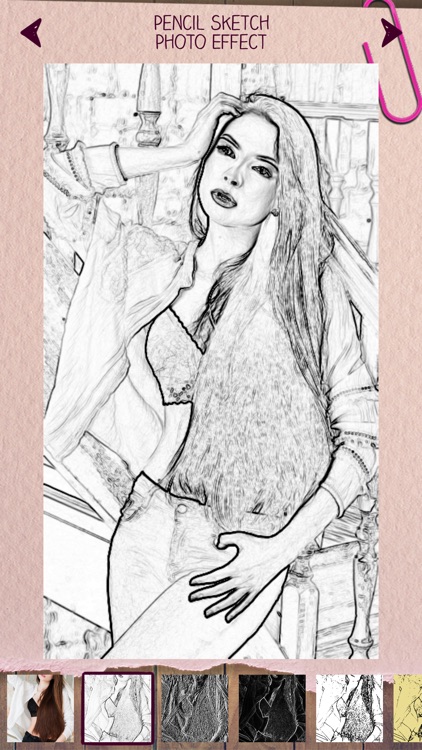 Pencil Sketch Photo Effect