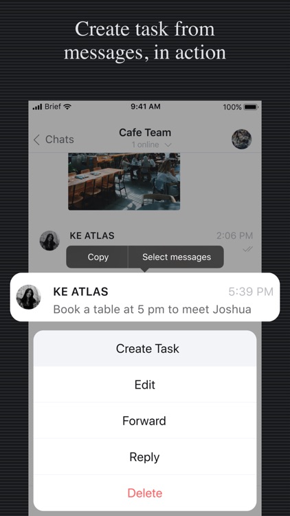 BriefX: Chats, Tasks, Projects