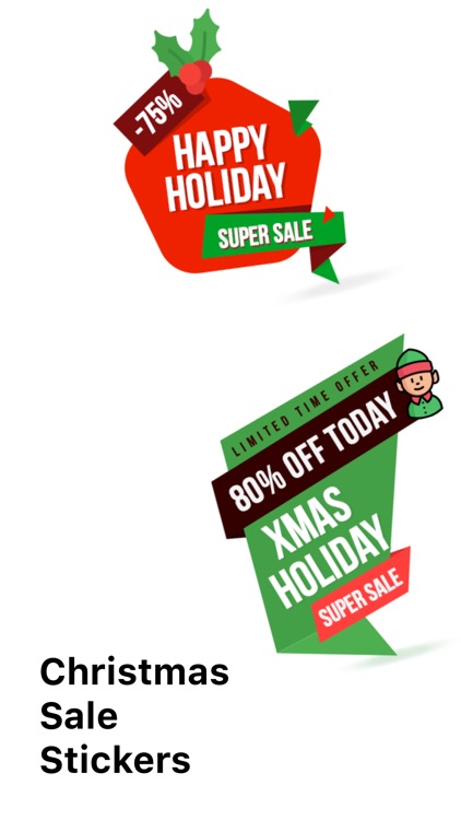 Christmas Sale Stickers