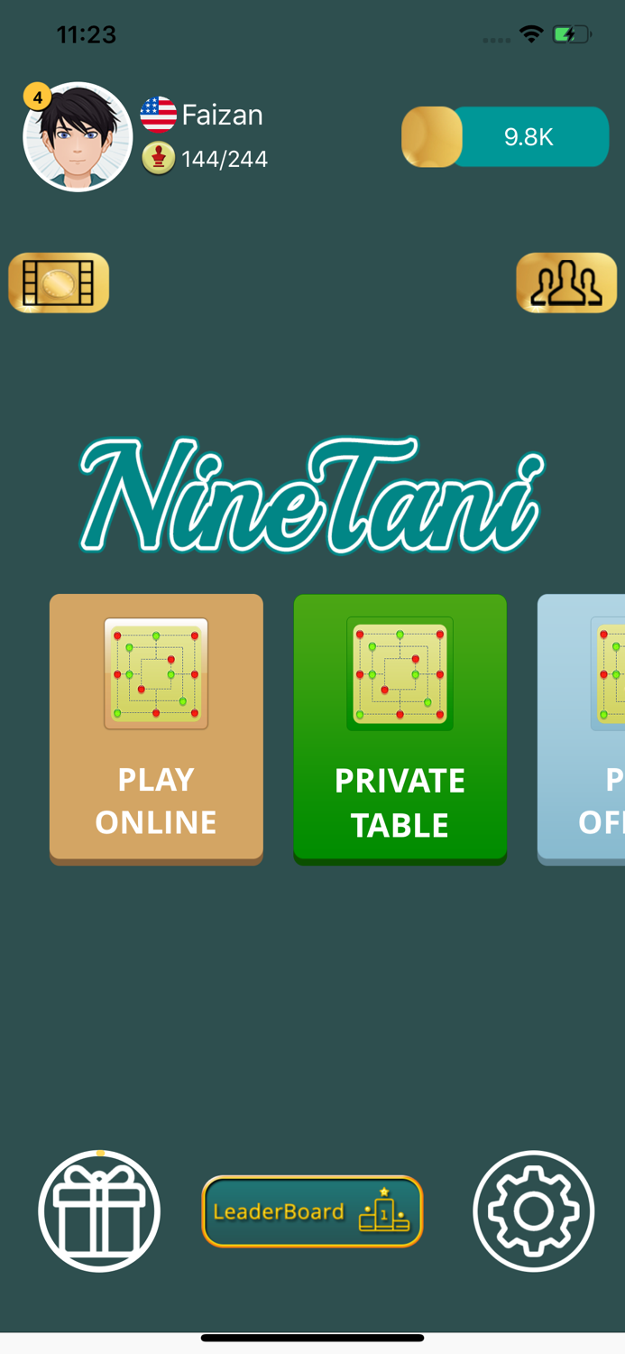 Nine Mens Morris - 9Tani