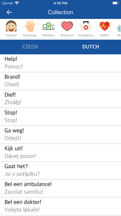 Czech Dutch Dictionary screenshot 2