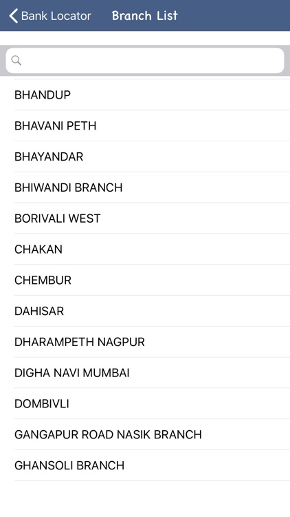 Bank Info Locator