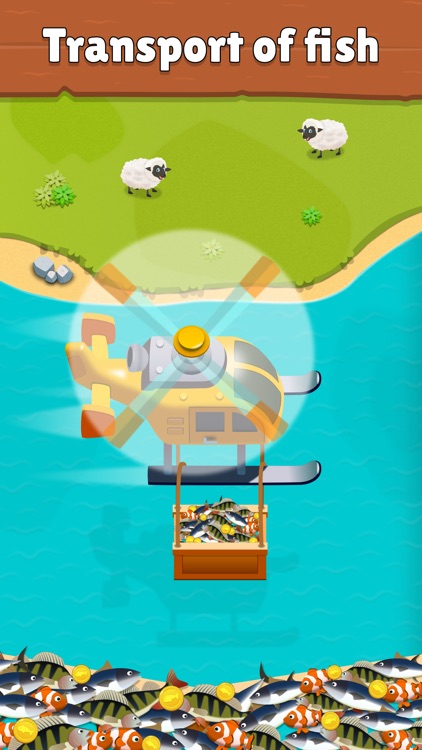 Idle Sea Town - Bait & Prey screenshot-3