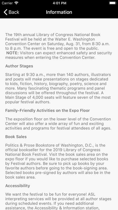 How to cancel & delete National Book Festival from iphone & ipad 4