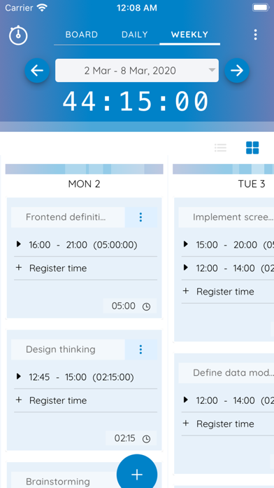 Timings screenshot 3