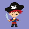 Lustige Pirate Emoji Stickers