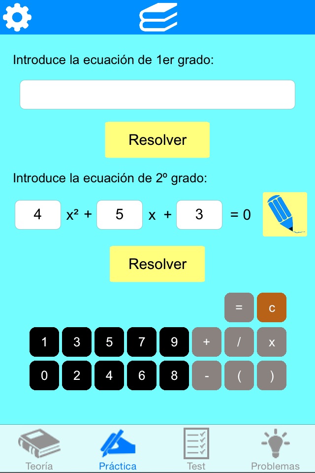 Ecuaciones 1º y 2º grado screenshot 2