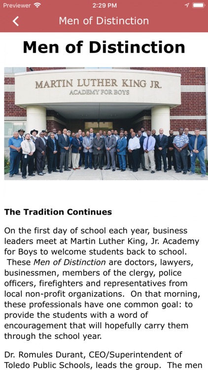 MARTIN LUTHER KING JR. Academy