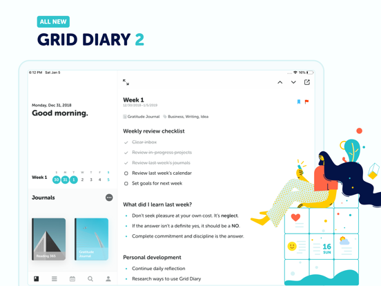 grid journal app