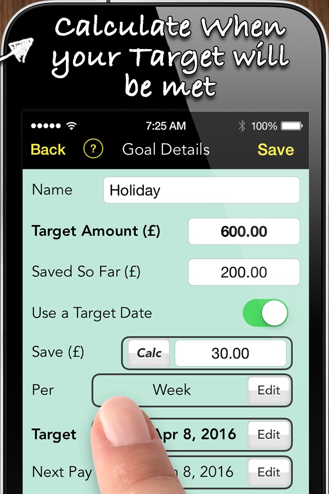 Savings Goals screenshot 3