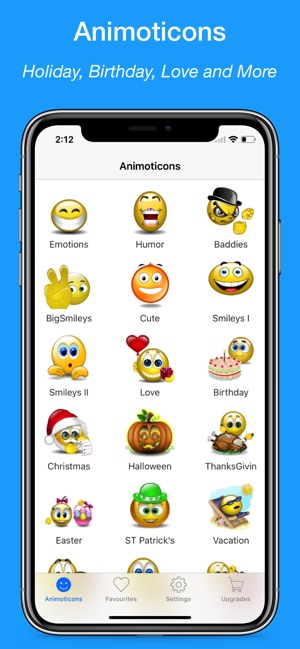 Adult 3D Emoticons Stickers