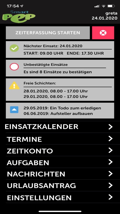 SmartPep Einsatzplanung