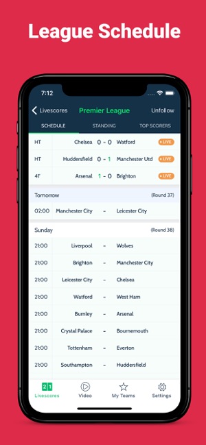 SoccerNow - Live Scores(圖5)-速報App