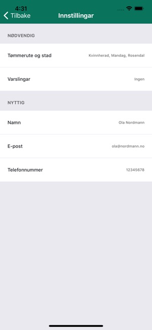 SIM - Tømmekalender(圖3)-速報App