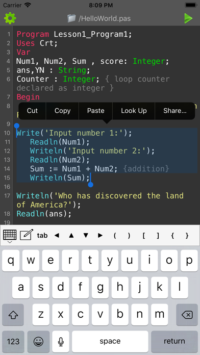 Pascal Programming Compiler screenshot 3