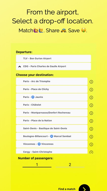 PART^ - Airport Taxi-Sharing screenshot-3