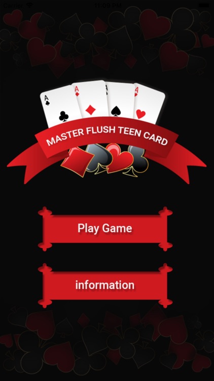 Master Flush Teen Card