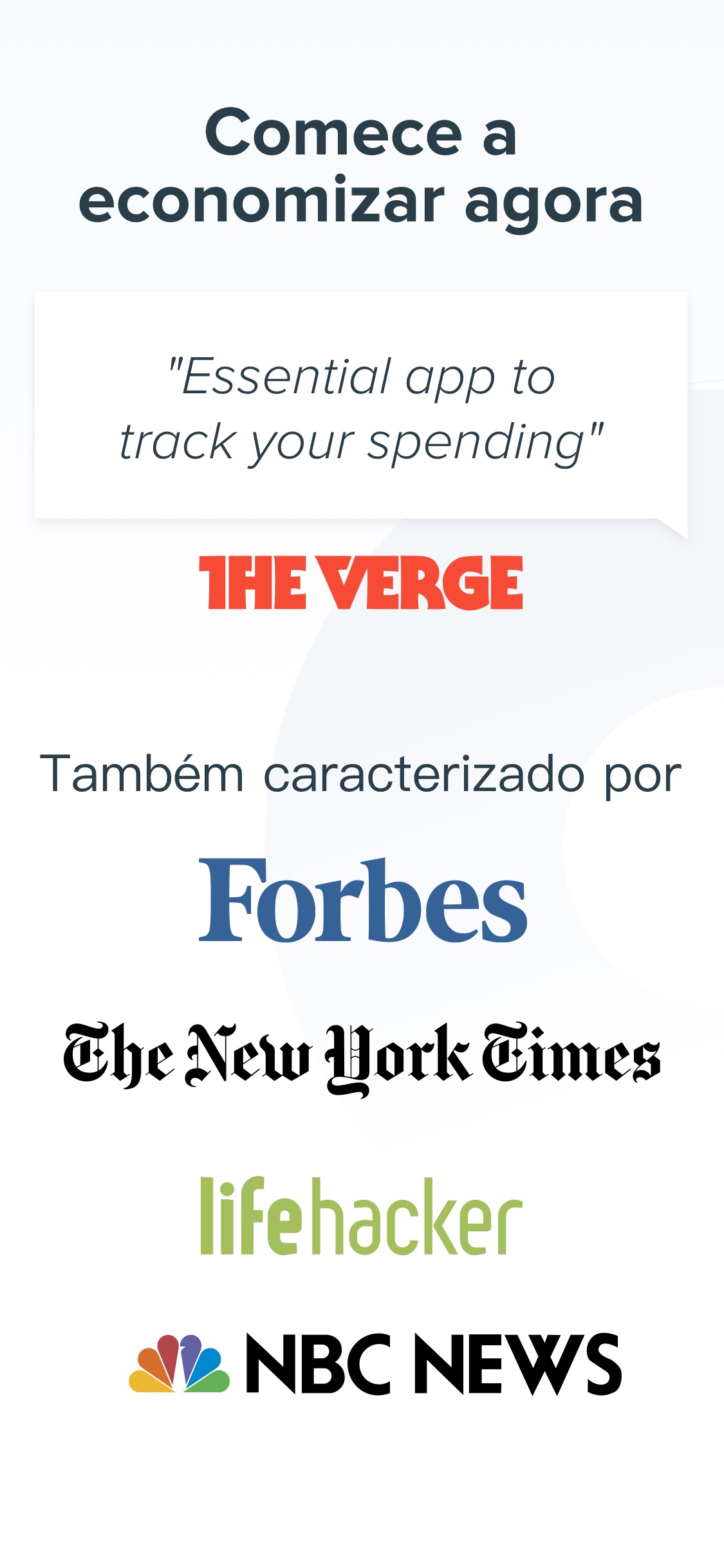 Screenshot do app Spendee: Controle Financeiro